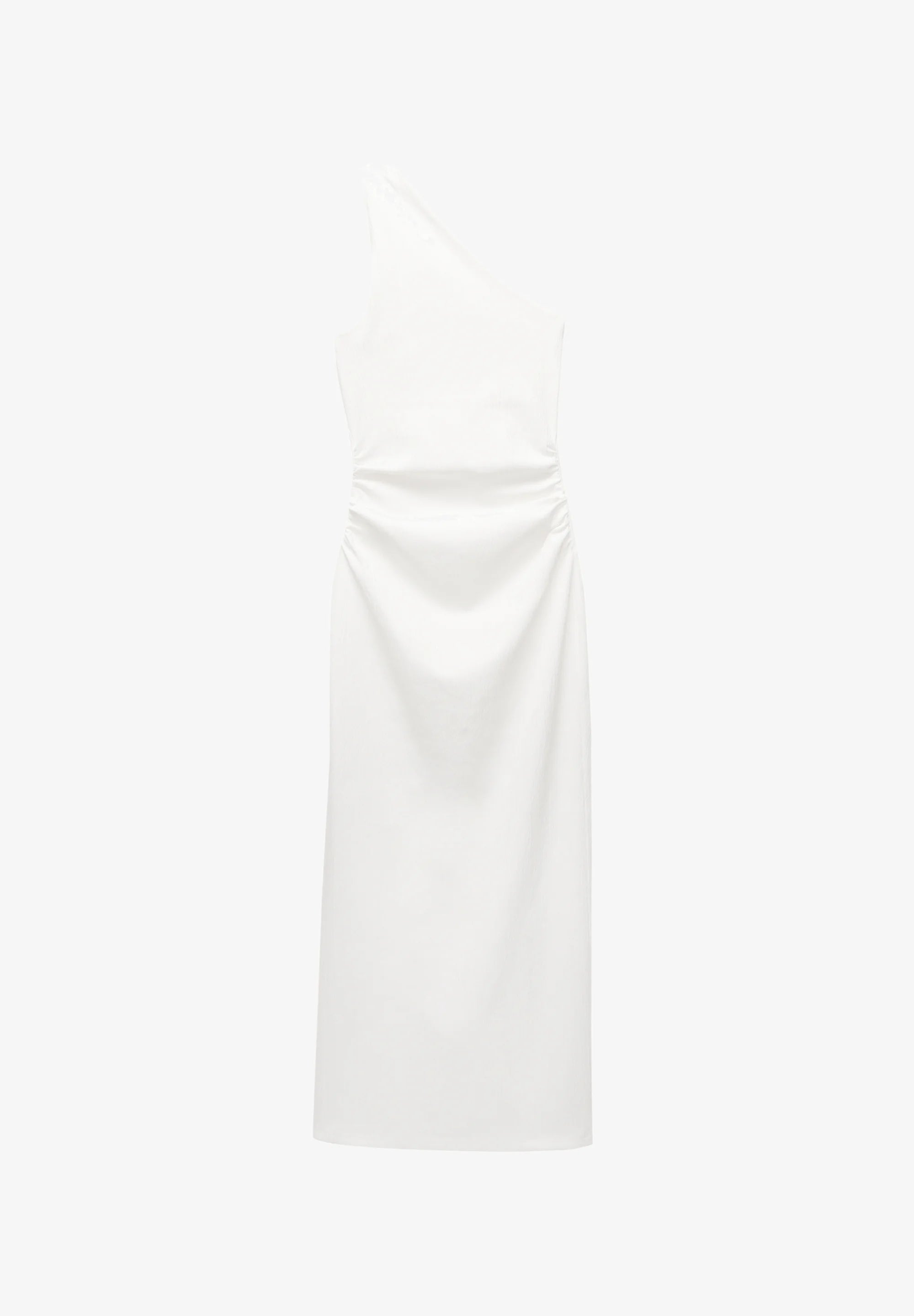 ASYMMETRIC - Maxi-dress - wit